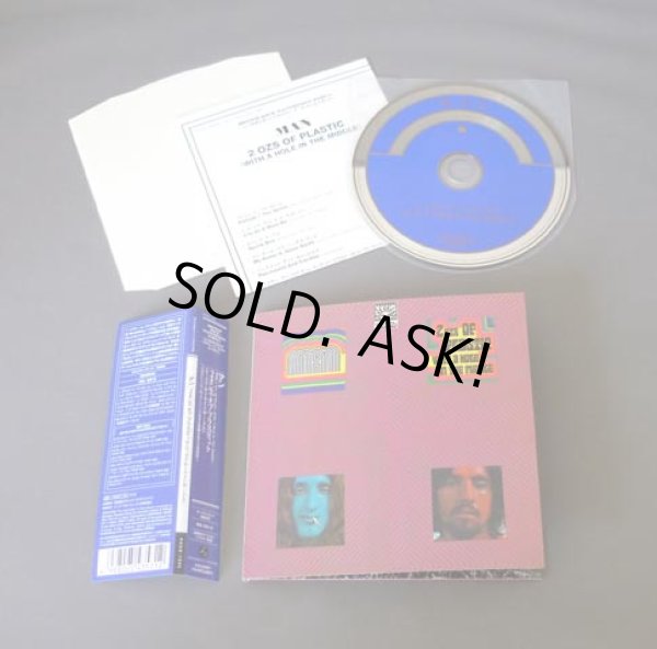 Photo2: MAN / 2 OZS OF PLASTIC WITH A HOLE IN THE MIDDLE (Used Japan Mini LP CD) (2)