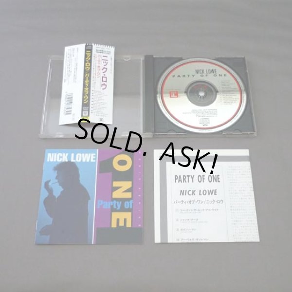 Photo2: NICK LOWE / PARTY OF ONE (Used Japan Jewel Case CD - Promo Sample) (2)