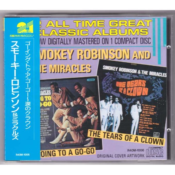 Photo1: SMOKEY ROBINSON AND THE MIRACLES / GOING TO A GO GO & THE TEARS OF A CLOWN (Used Japan Jewel Case CD) (1)