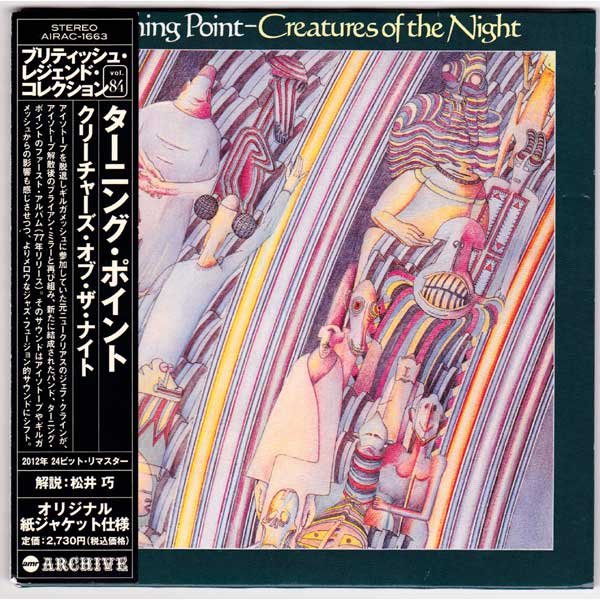 Photo1: TURNING POINT / CREATURES OF THE NIGHT (Used Japan Mini LP CD) (1)