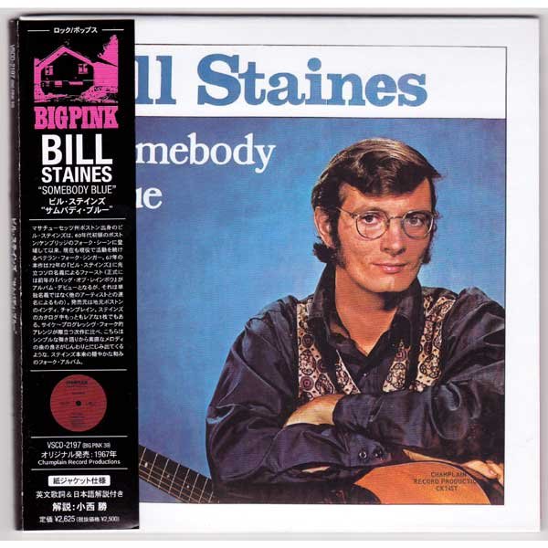 Photo1: BILL STAINES / SOMEBODY BLUE (Used Japan Mini LP CD) (1)