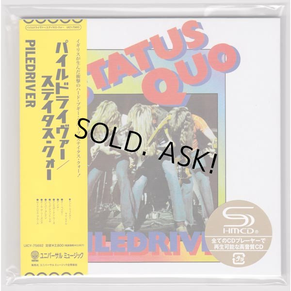 Photo1: STATUS QUO / PILEDRIVER (Unopened Japan Mini LP SHM-CD) (1)