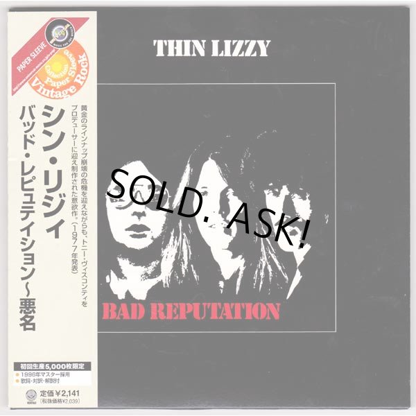 Photo1: BAD REPUTATION (USED JAPAN MINI LP CD) THIN LIZZY (1)