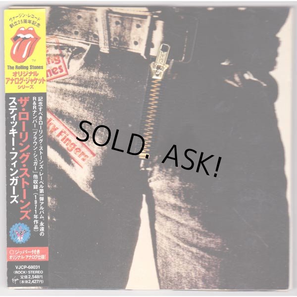 Photo1: THE ROLLING STONES / STICKY FINGERS (Used Japan Mini LP CD) (1)