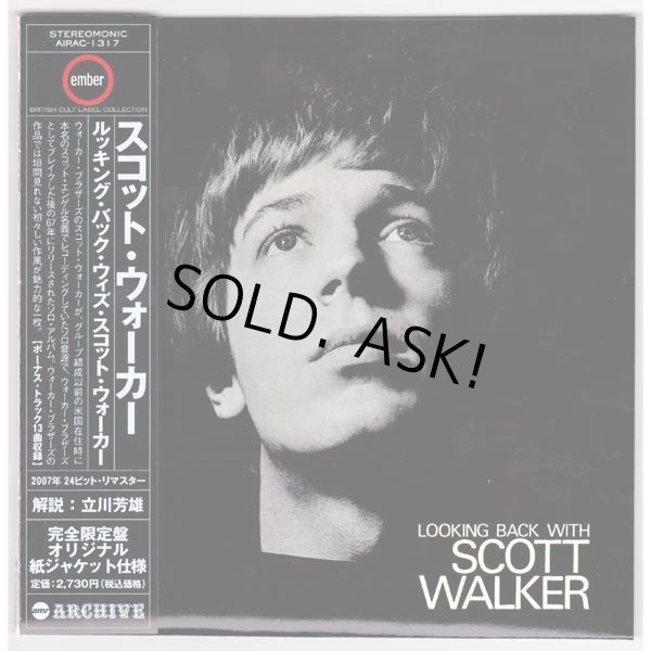 Photo1: LOOKING BACK WITH (USED JAPAN MINI LP CD) SCOTT WALKER (1)