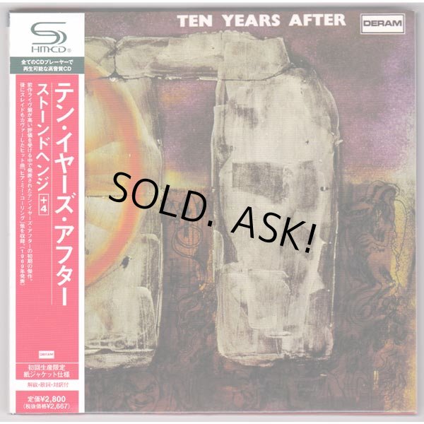 Photo1: TEN YEARS AFTER / STONEDHENGE (Used Japan Mini LP SHM-CD) (1)