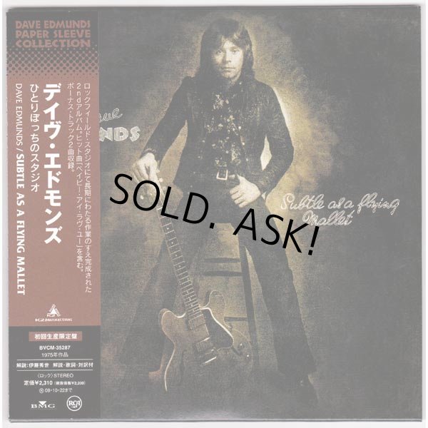 Photo1: DAVE EDMUNDS / SUBTLE AS A FLYING MALLET (Used Japan mini LP CD) (1)