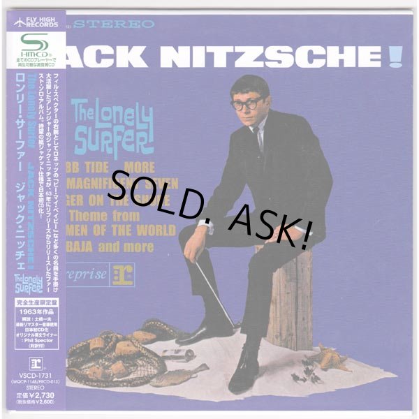 Photo1: JACK NITZSCHE / THE LONELY SURFER (Used Japan mini LP SHM-CD) (1)