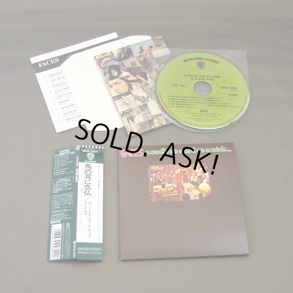 Photo2: FACES / A NOD IS AS GOOD AS A WINK TO A BLIND HORSE  (Used Japan Mini LP CD) (2)