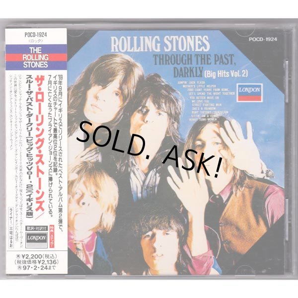 Photo1: THROUGH THE PAST, DARKLY - BIG HITS VOL.2 - UK EDITION (USED JAPAN JEWEL CASE CD)  THE ROLLING STONES (1)