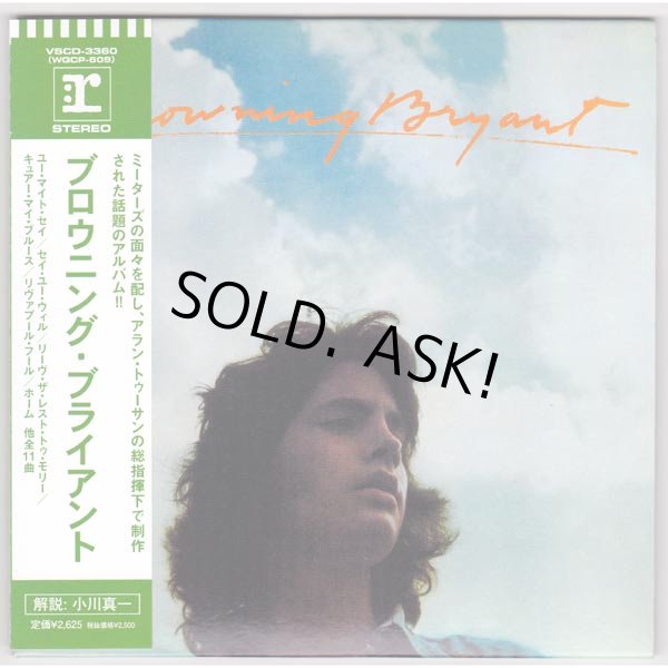 Photo1: BROWNING BRYANT (USED JAPAN MINI LP CD) BROWNING BRYANT (1)