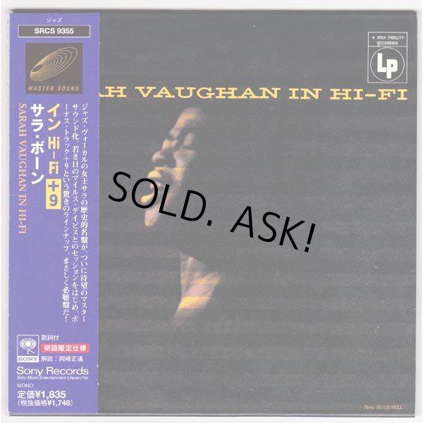 Photo1: SARAH VAUGHAN IN HI-FI (USED JAPAN MINI LP CD) SARAH VAUGHAN (1)