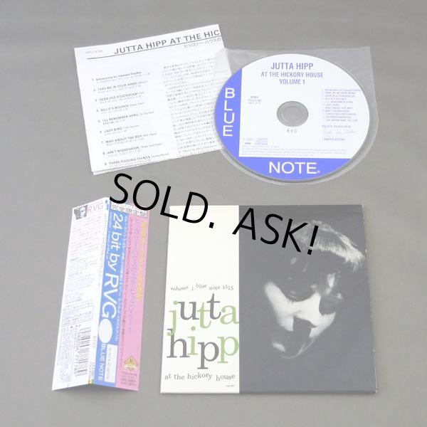 Photo2: JUTTA HIPP AT THE HICKORY HOUSE VOLUME 1 (USED JAPAN MINI LP CD) JUTTA HIPP  (2)