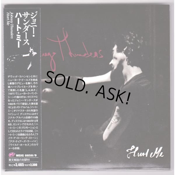 Photo1: HURT ME - DELUXE EDITION (USED JAPAN MINI LP CD) JOHNNY THUNDERS  (1)