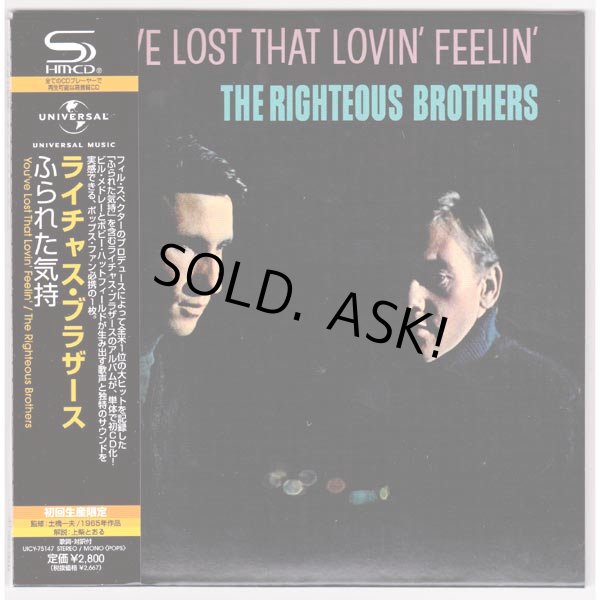 Photo1: YOU'VE LOST THAT LOVIN' FEELIN' (USED JAPAN MINI LP SHM-CD) THE RIGHTEOUS BROTHERS  (1)