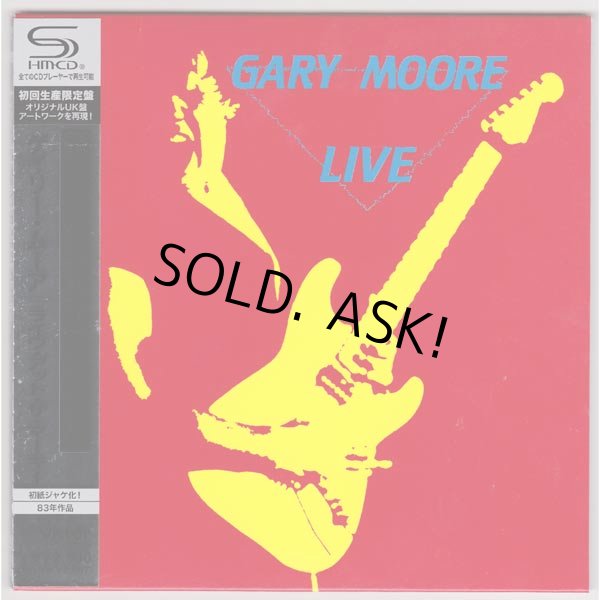 Photo1: GARY MOORE / LIVE AT THE MARQUEE (Used Japan mini LP SHM-CD) (1)