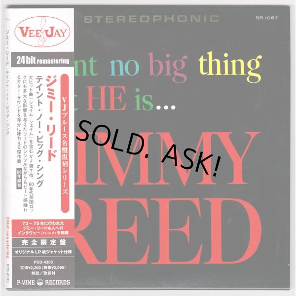 Photo1: T'AIN'T NO BIG THING (USED JAPAN MINI LP CD) JIMMY REED  (1)