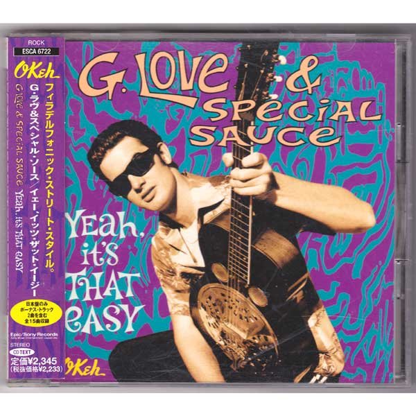 Photo1: G. LOVE & SPECIAL SAUCE / YEAH, IT'S THAT EASY (Used Japan Jewel Case CD) (1)