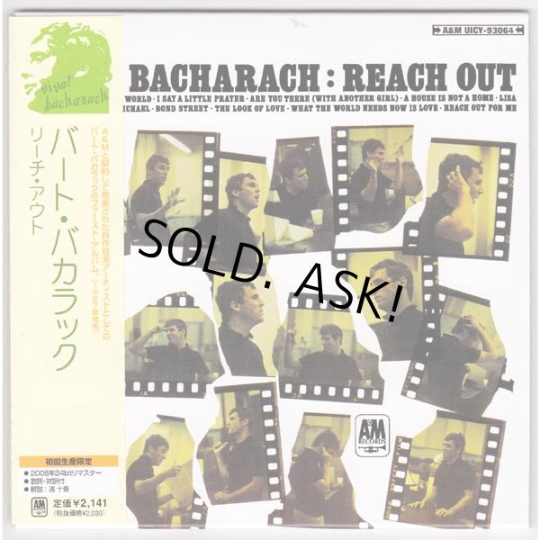 Photo1: BURT BACHARACH / REACH OUT (Used Japan Mini LP CD) (1)