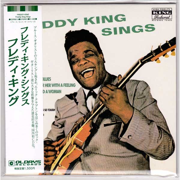 Photo1: FREDDY KING / FREDDY KING SINGS (Brand New Japan mini LP CD) * B/O * (1)