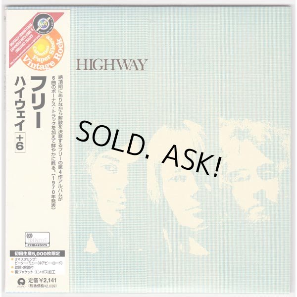 Photo1: HIGHWAY (USED JAPAN MINI LP CD) FREE  (1)