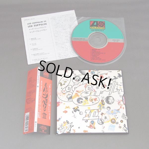 Photo2: LED ZEPPELIN / LED ZEPPELIN III (Used Japan Mini LP CD) (2)