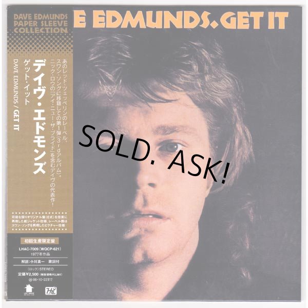 Photo1: GET IT (USED JAPAN MINI LP CD) DAVE EDMUNDS  (1)