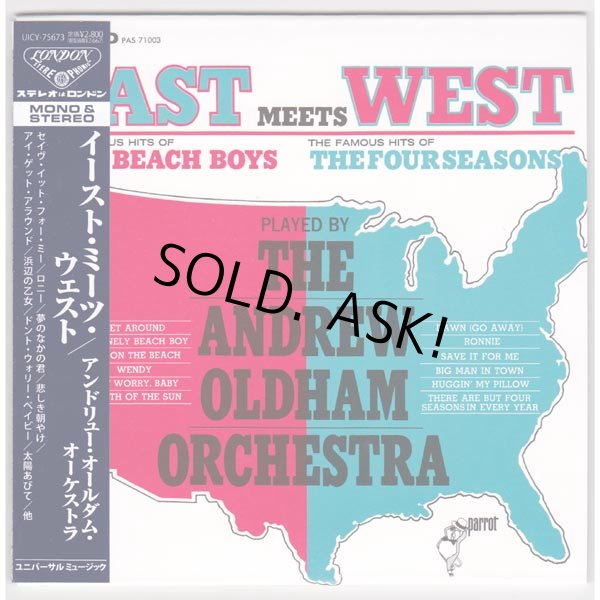 Photo1: THE ANDREW OLDHAM ORCHESTRA / EAST MEETS WEST (Used Japan Mini LP SHM-CD) (1)