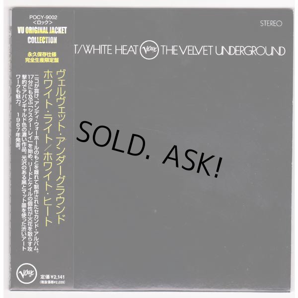 Photo1: THE VELVET UNDERGROUND / WHITE LIGHT / WHITE HEAT (Used Japan mini LP CD) (1)