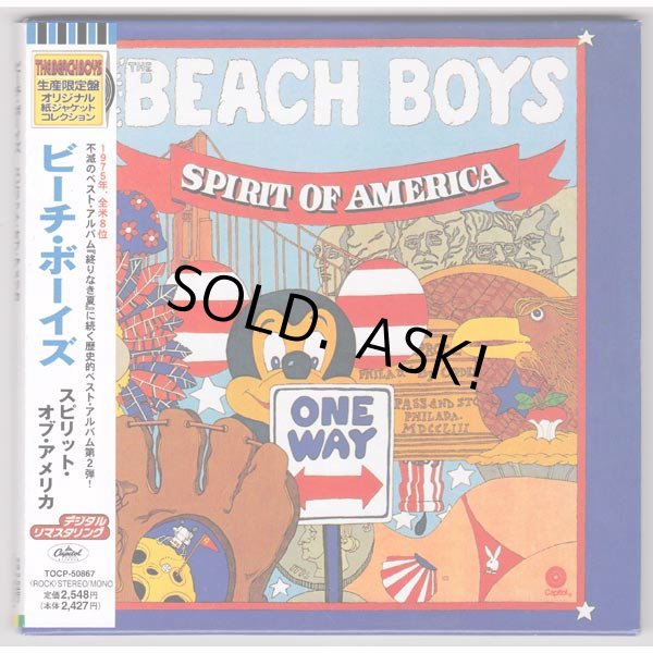 Photo1: SPIRIT OF AMERICA (USED JAPAN MINI LP CD) THE BEACH BOYS  (1)