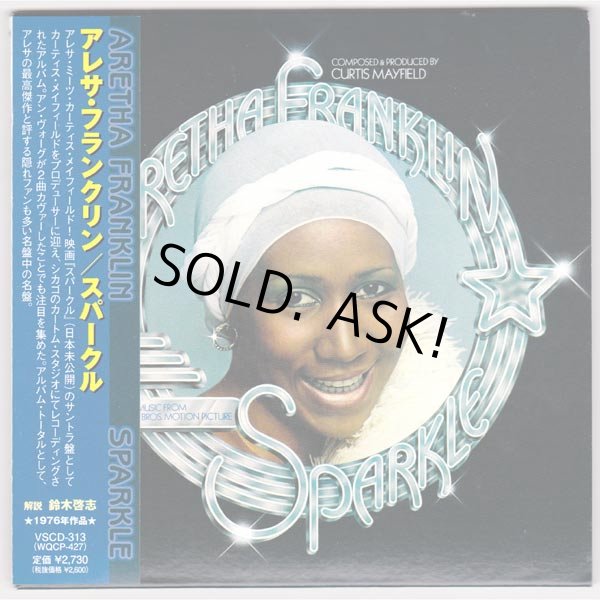 Photo1: SPARKLE (USED JAPAN MINI LP CD) ARETHA FRANKLIN  (1)