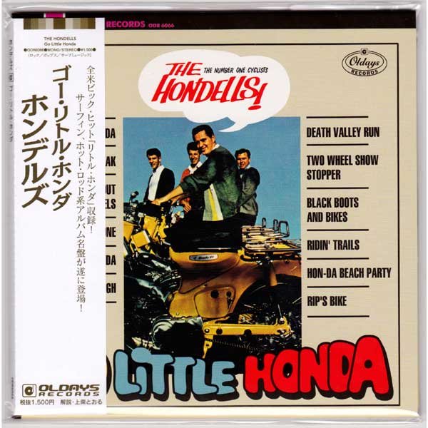 Photo1: THE HONDELLS / GO LITTLE HONDA (Brand New Japan Mini LP CD) * B/O * (1)