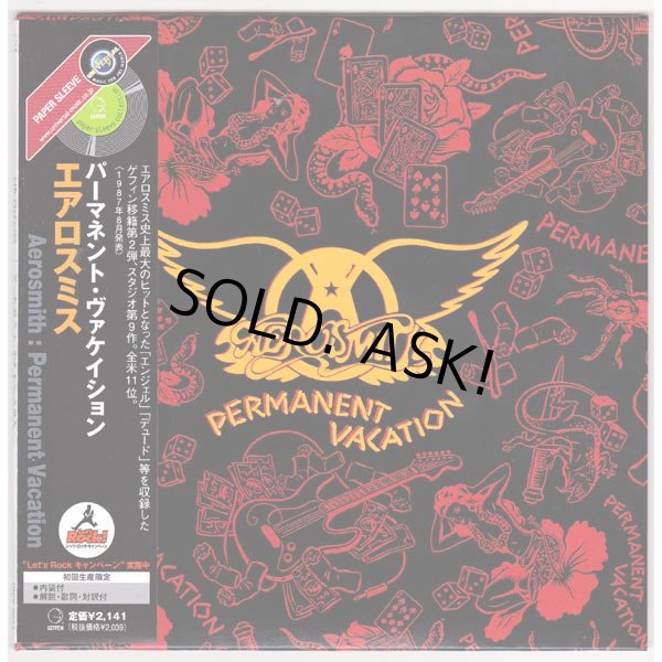 Photo1: AEROSMITH / PERMANENT VACATION (Used Japan mini LP CD) (1)