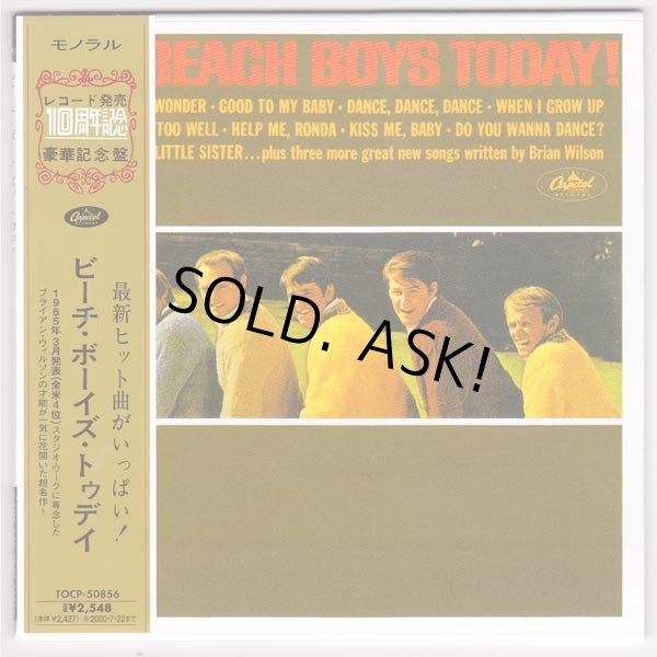 Photo1: TODAY - replica OBI (USED JAPAN MINI LP CD) THE BEACH BOYS  (1)