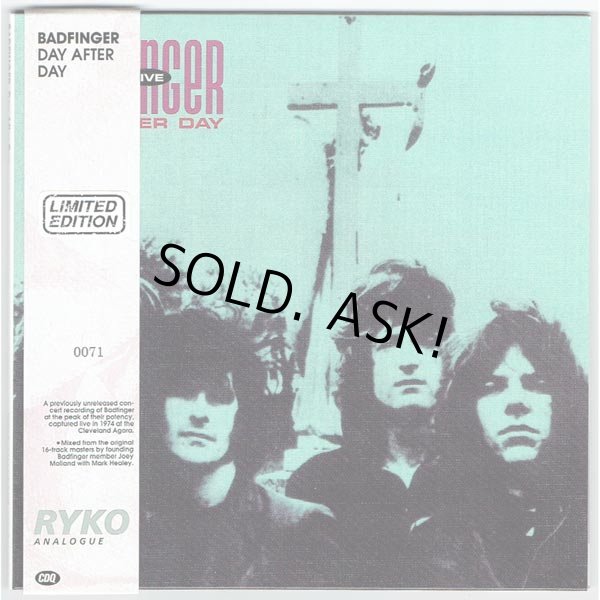 Photo1: DAY AFTER DAY LIVE '74 (USED JAPAN MINI LP CD) BADFINGER  (1)