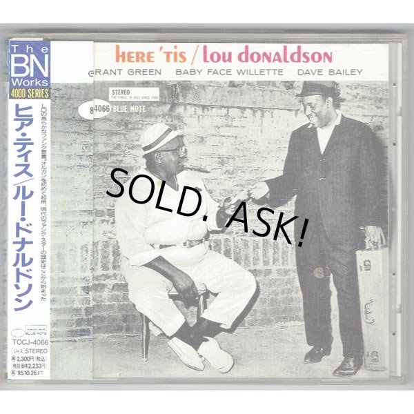 Photo1: LOU DONALDSON / HERE 'TIS (Used Japan Jewel Case CD) (1)