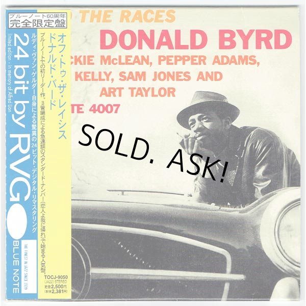 Photo1: DONALD BYRD / OFF TO THE RACES (Used Japan Mini LP CD) (1)