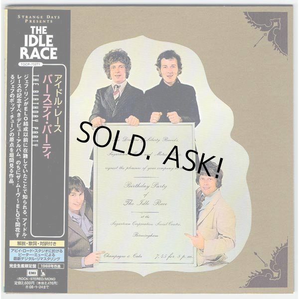 Photo1: THE BIRTHDAY PARTY (USED JAPAN MINI LP CD) THE IDLE RACE  (1)