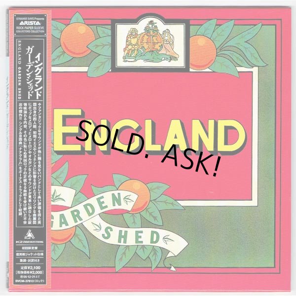 Photo1: ENGLAND / GARDEN SHED (Used Japan Mini LP CD) (1)