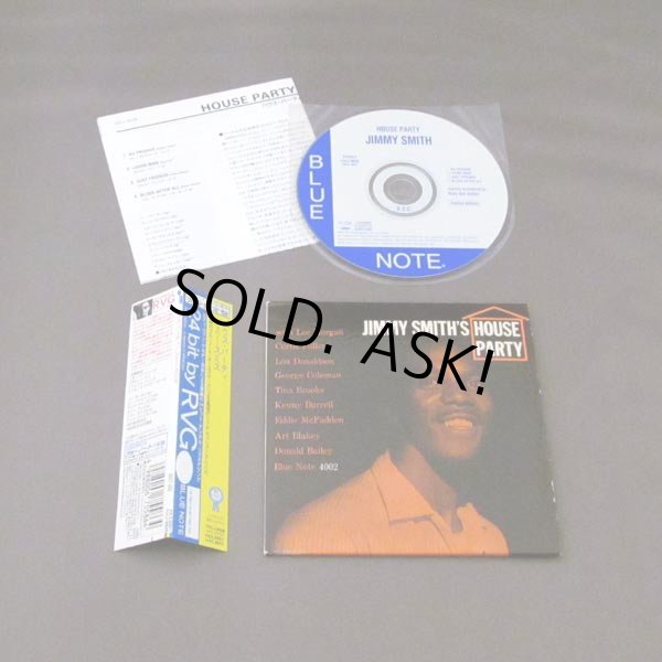 Photo2: HOUSE PARTY (USED JAPAN MINI LP CD) JIMMY SMITH  (2)