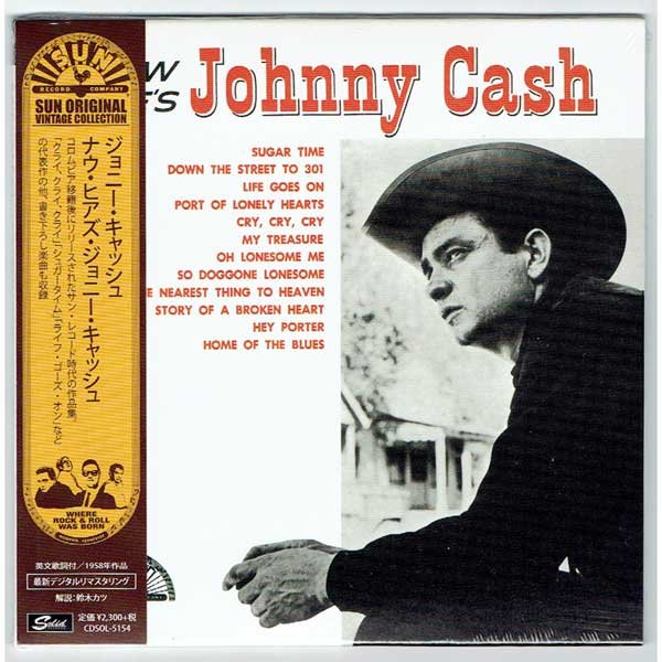 Photo1: JOHNNY CASH / NOW HERE'S JOHNNY CASH (Unopened Japan mini LP CD) (1)