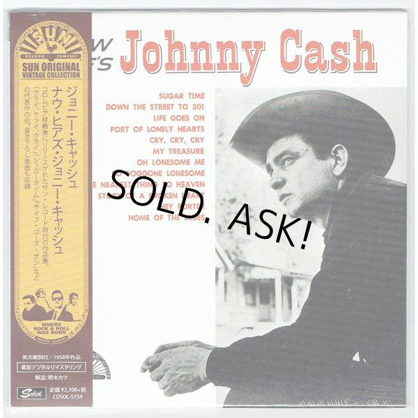 Photo1: JOHNNY CASH / NOW HERE'S JOHNNY CASH (Unopened Japan mini LP CD) (1)