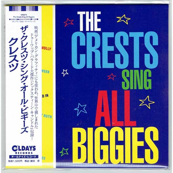 Photo1: THE CRESTS / THE CRESTS SING ALL BIGGIES (Brand New Japan mini LP CD) * B/O * (1)