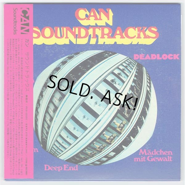 Photo1: CAN / SOUNDTRACKS (Used Japan Mini LP CD)  (1)