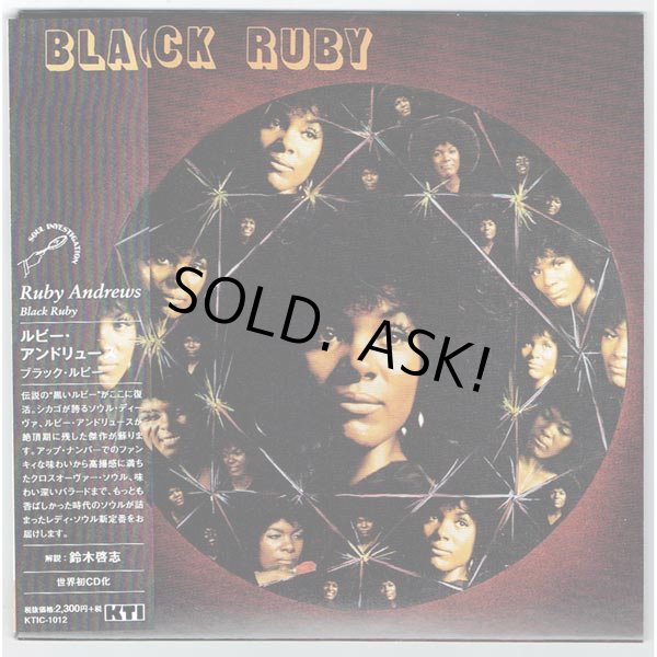 Photo1: RUBY ANDREWS / BLACK RUBY (Used Japan Mini LP CD)  (1)