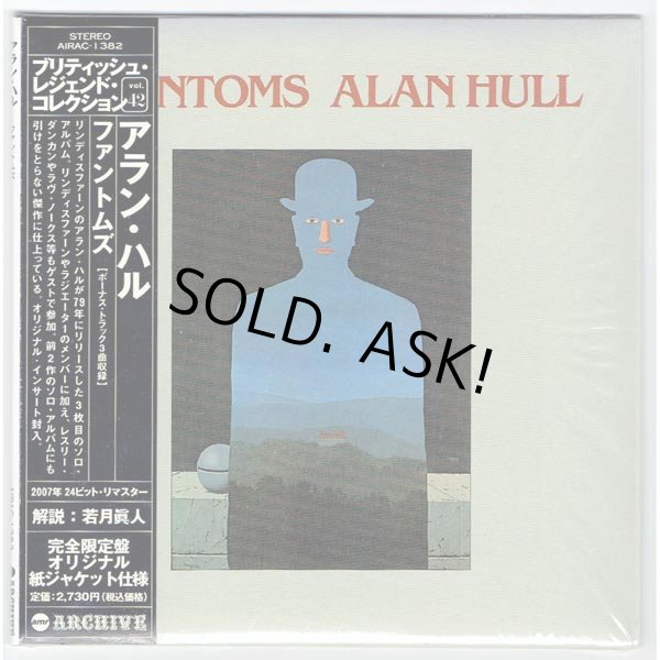 Photo1: ALAN HULL / PHANTOMS (Used Japan Mini LP CD)  (1)