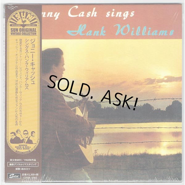 Photo1: JOHNNY CASH / JOHNNY CASH SINGS HANK WILLIAMS (Unopened Japan Mini LP CD) (1)