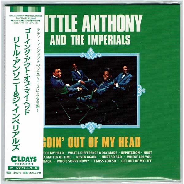 Photo1: LITTLE ANTHONY AND THE IMPERIALS / GOIN' OUT OF MY HEAD (Brand New Japan mini LP CD) * B/O * (1)