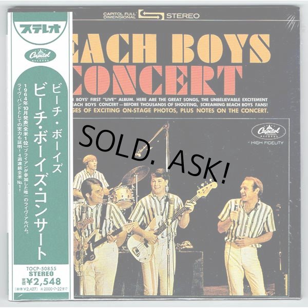 Photo1: THE BEACH BOYS CONCERT - reprint (USED JAPAN MINI LP CD) THE BEACH BOYS  (1)