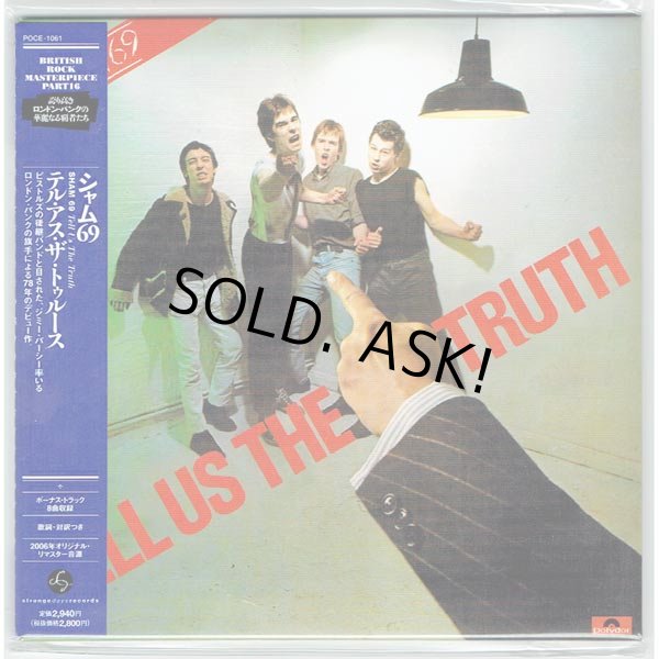 Photo1: SHAM 69 / TELL US THE TRUTH (Unopened Japan Mini LP CD) (1)
